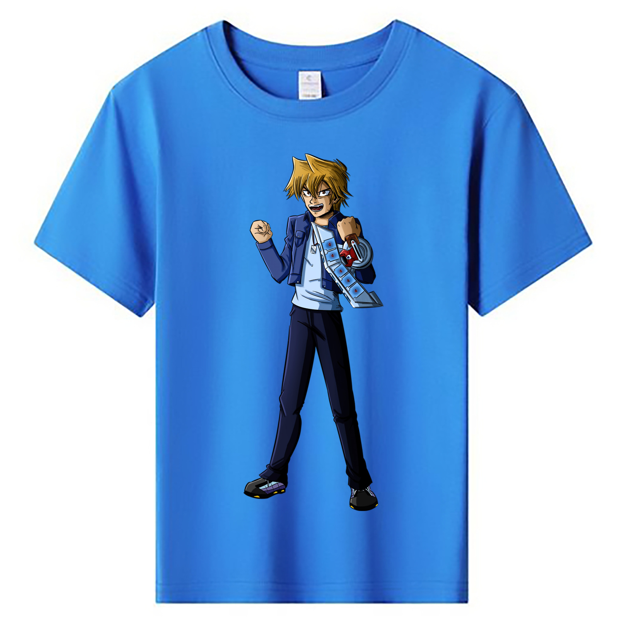 （画像用） 遊☆戯☆王 Yu-Gi-Oh! 綿100％キッズTシャツ（フロントプリント）